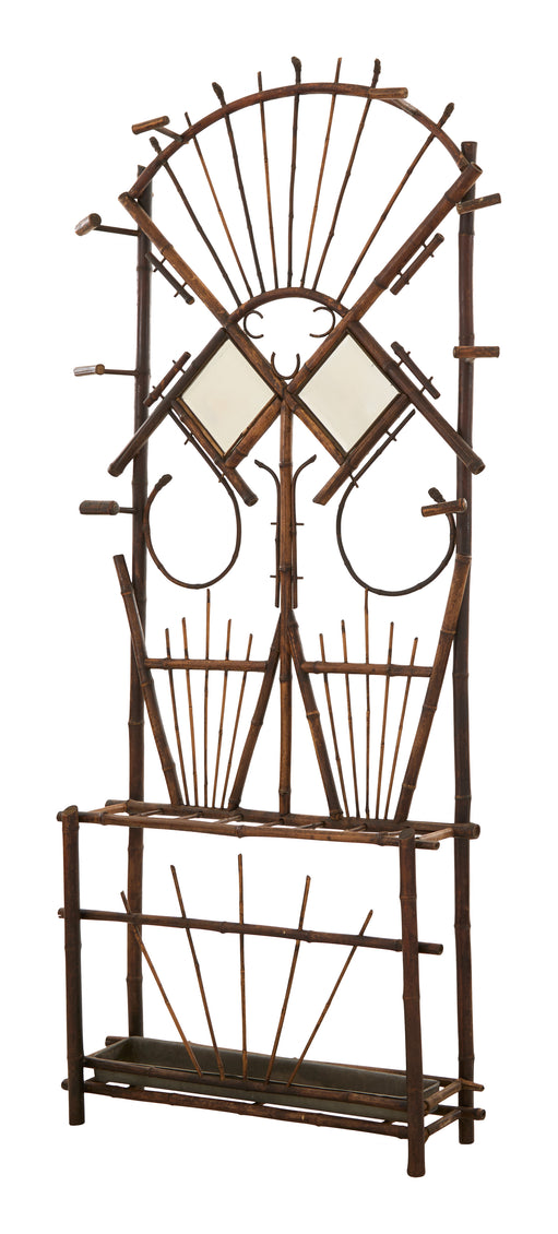 Antique Bamboo Hall Tree