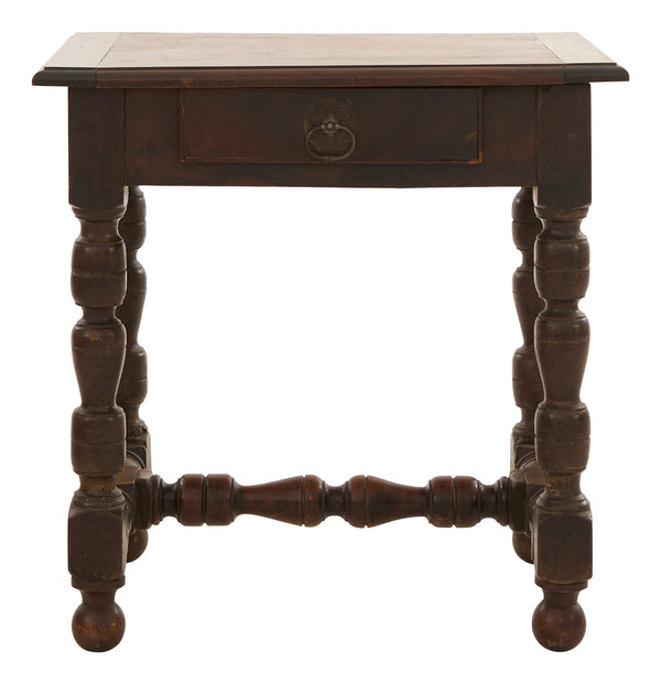 Antique Spanish Wood Side Table