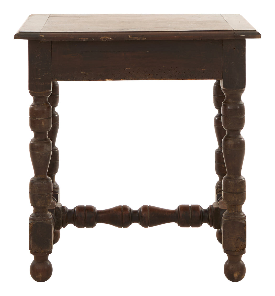 Antique Spanish Wood Side Table