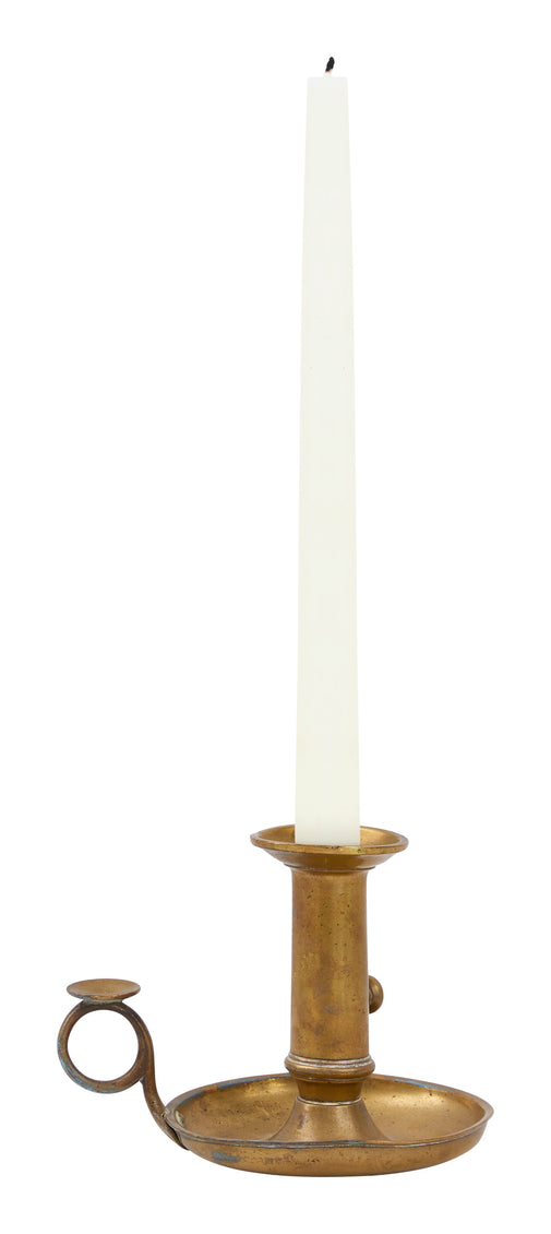 Antique Brass Napoleon Candlestick