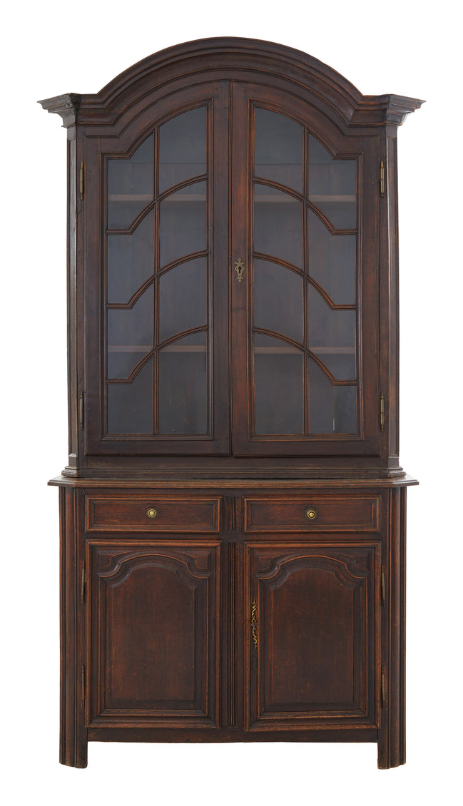 Antique Wood Breakfront