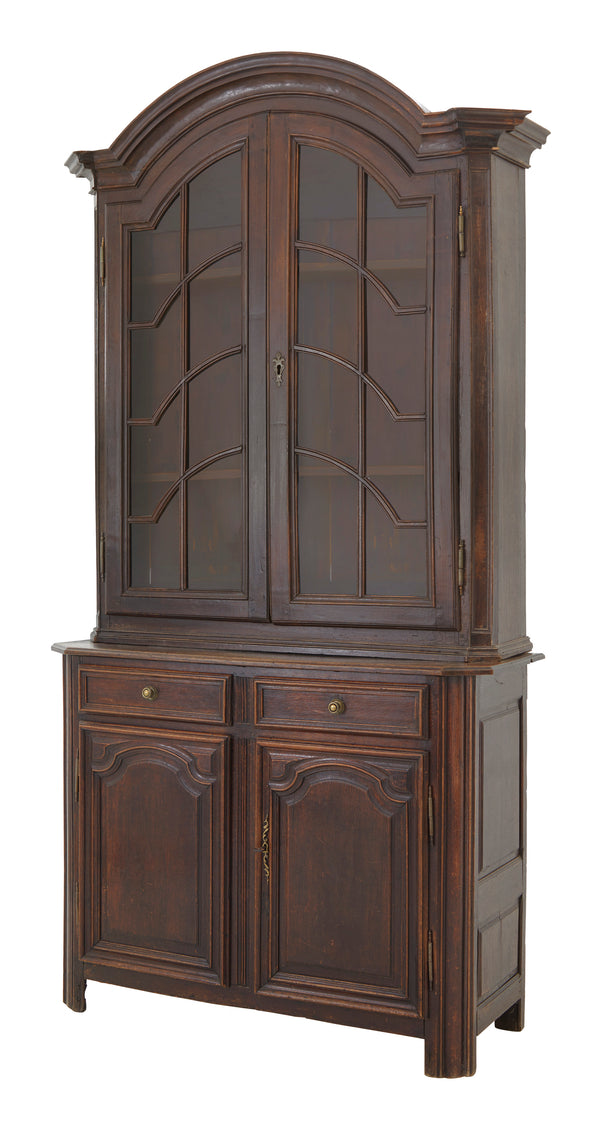 Antique Wood Breakfront