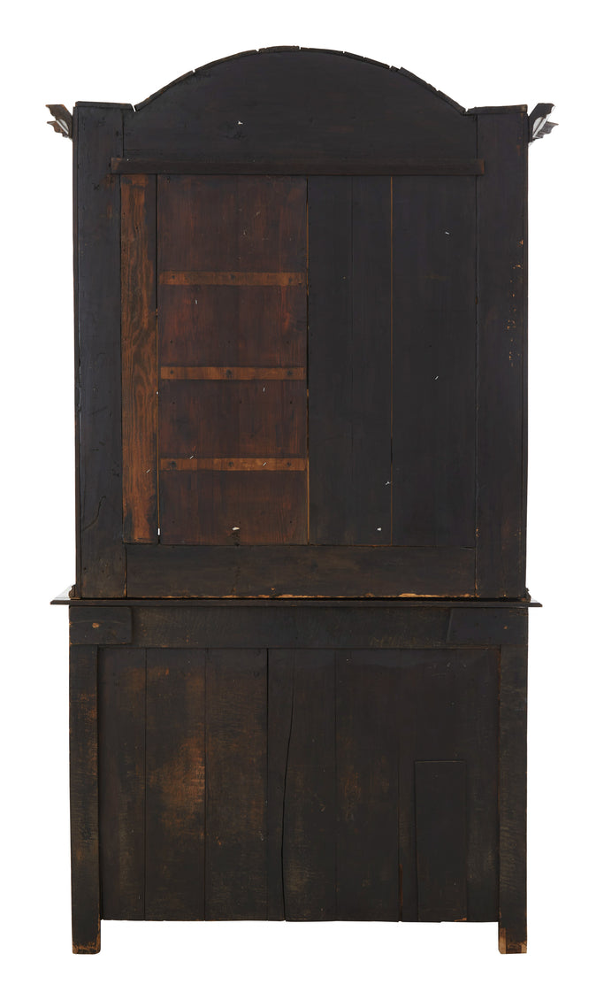 Antique Wood Breakfront