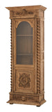 Antique Carved Wood Vitrine