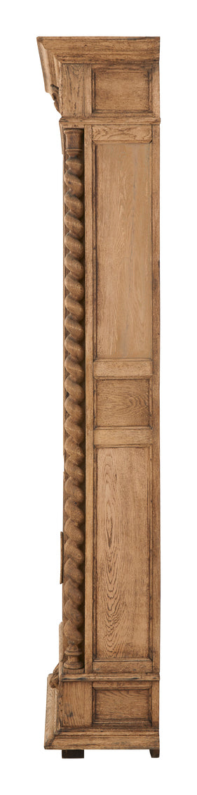 Antique Carved Wood Vitrine