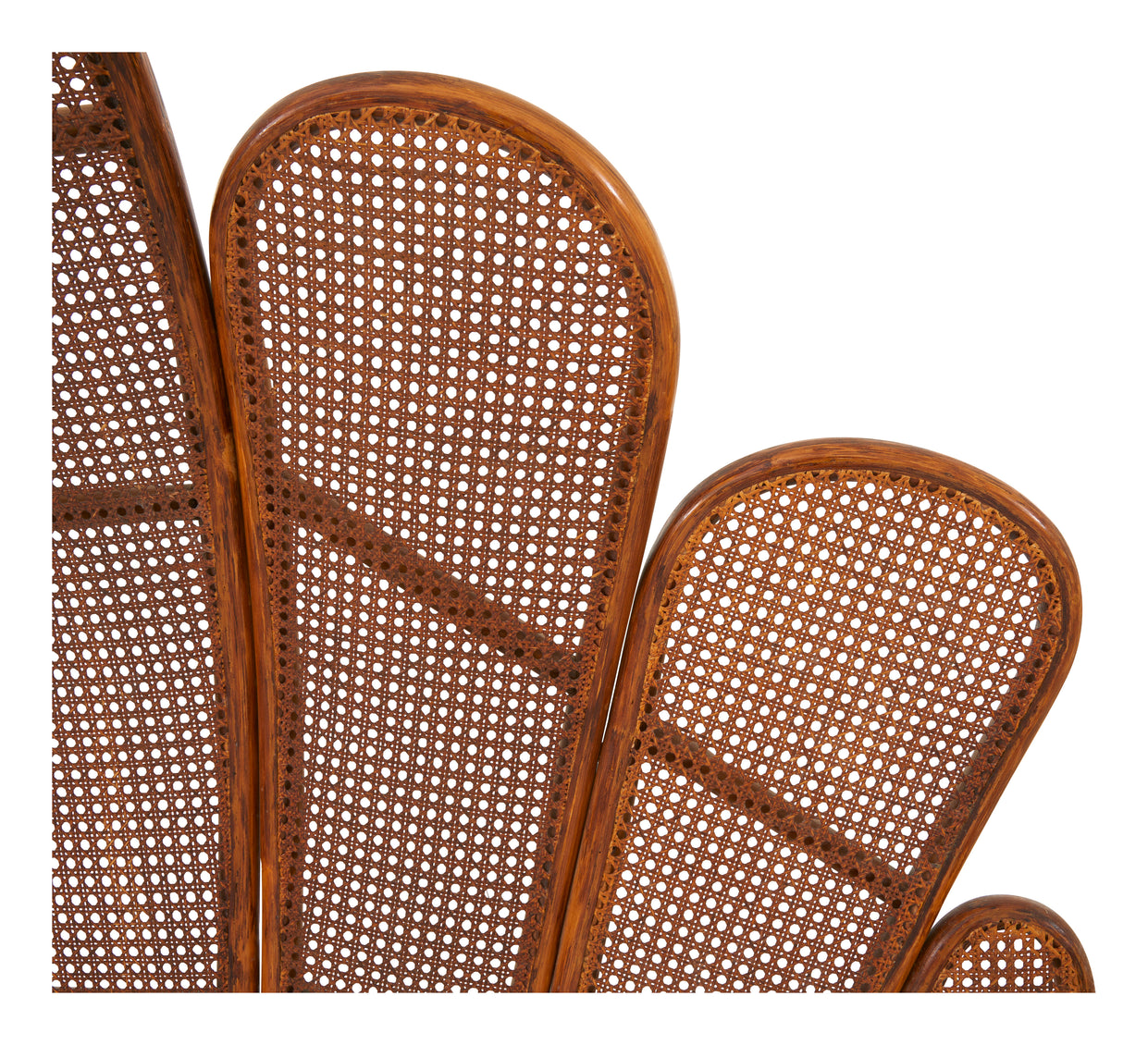 Vintage Rattan Winged Headboard