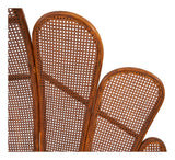 Vintage Rattan Winged Headboard