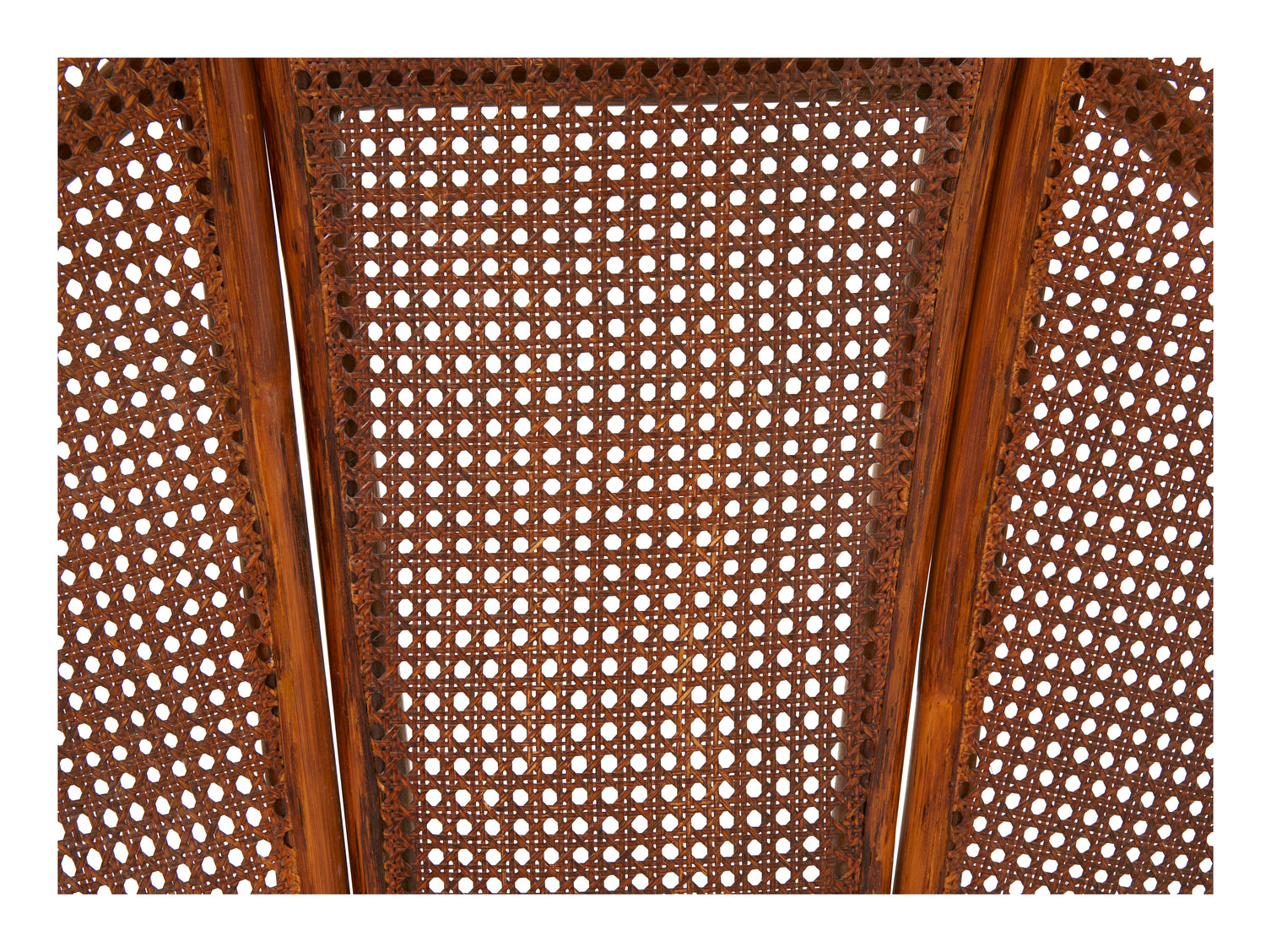 Vintage Rattan Winged Headboard