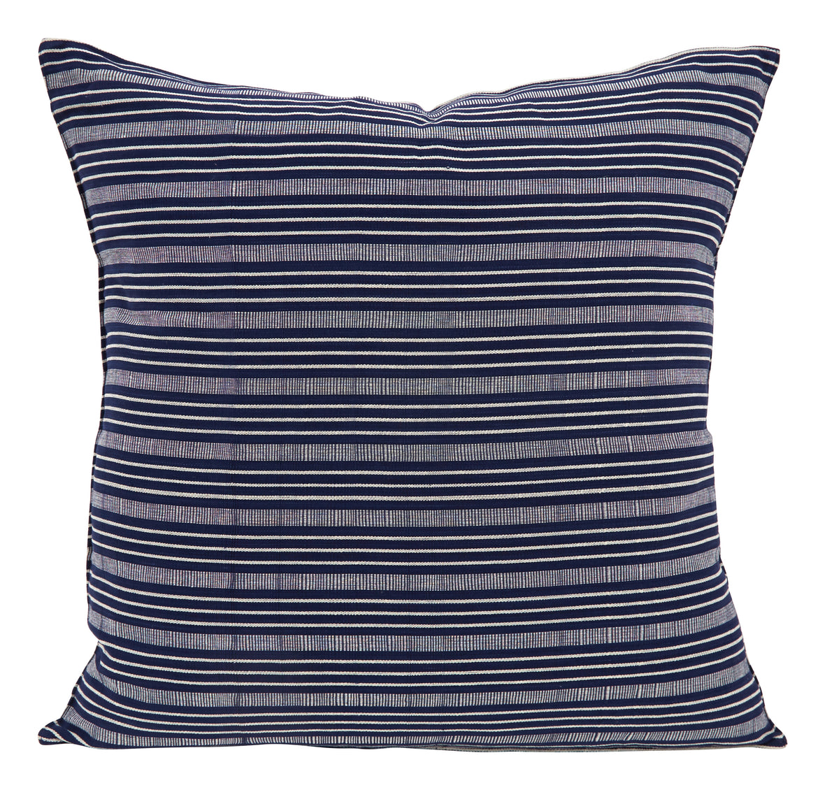 Navy and Off White Stripe Pillows