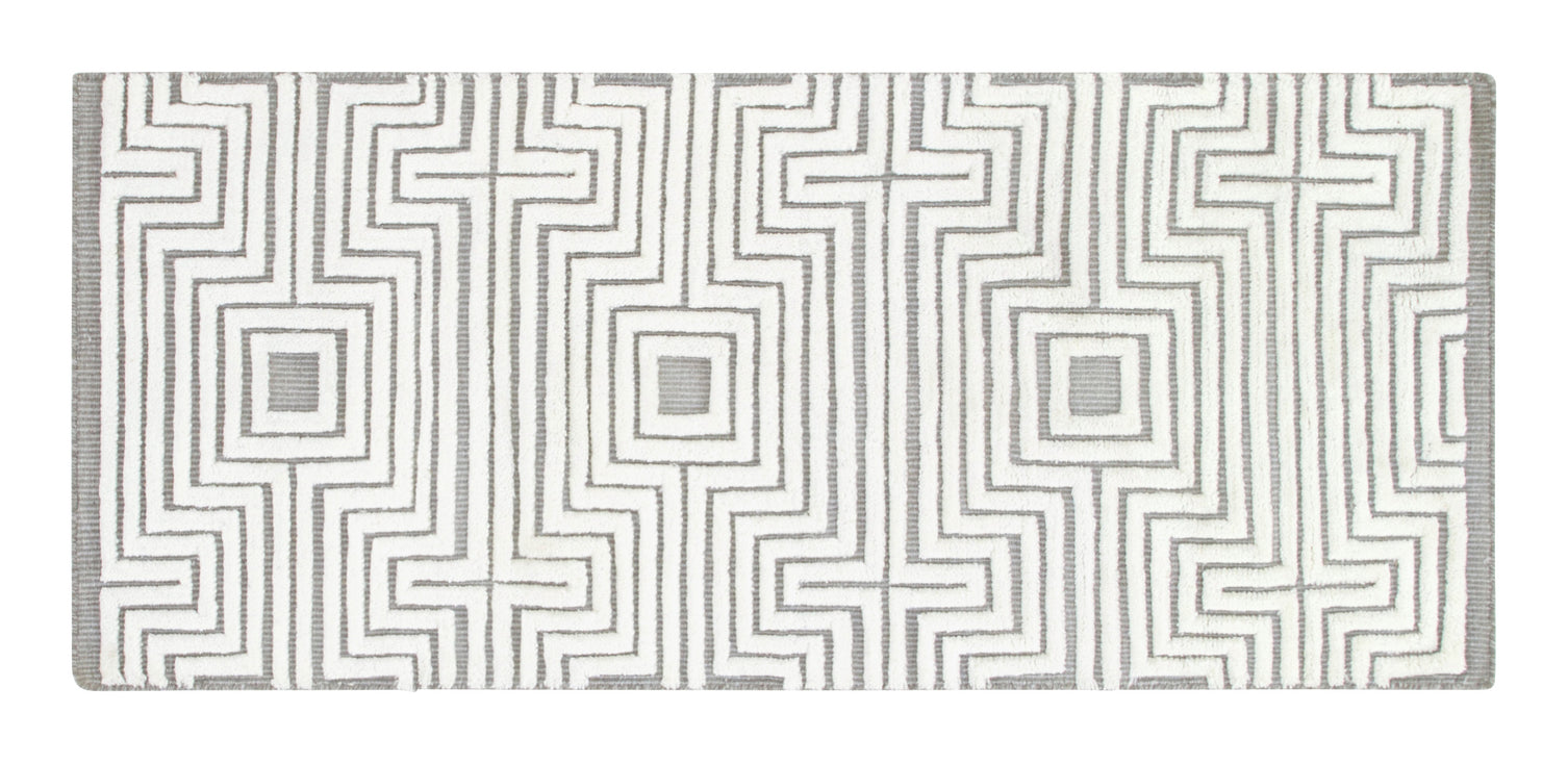 Farso Rugs - Ivory & Grey