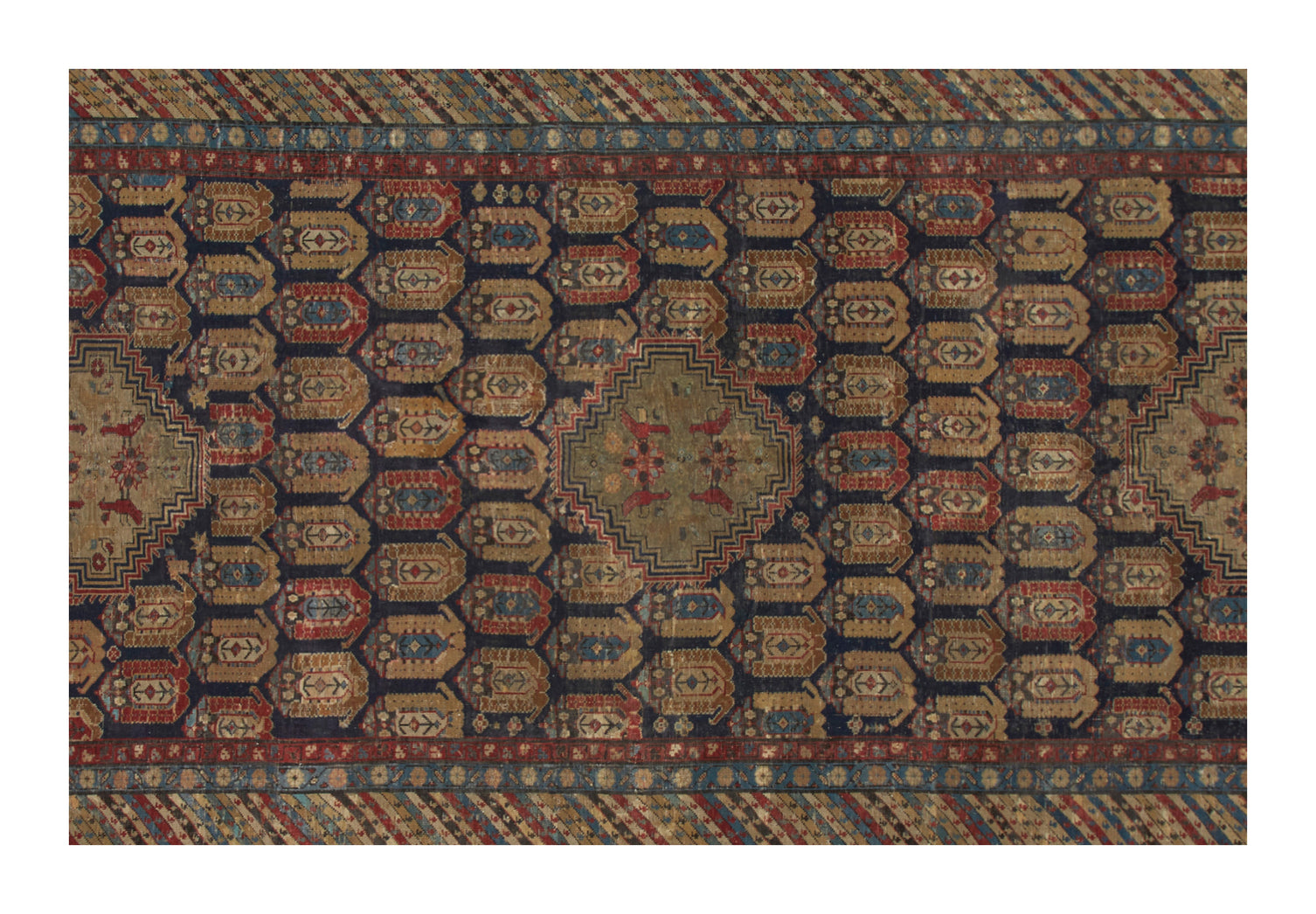 Vintage Khila Rug - 10'8" x 4'8"