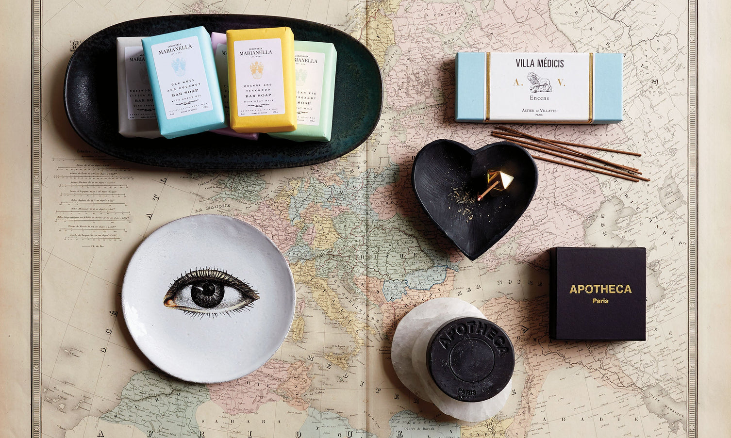 Astier de Villatte Left Eye Saucer