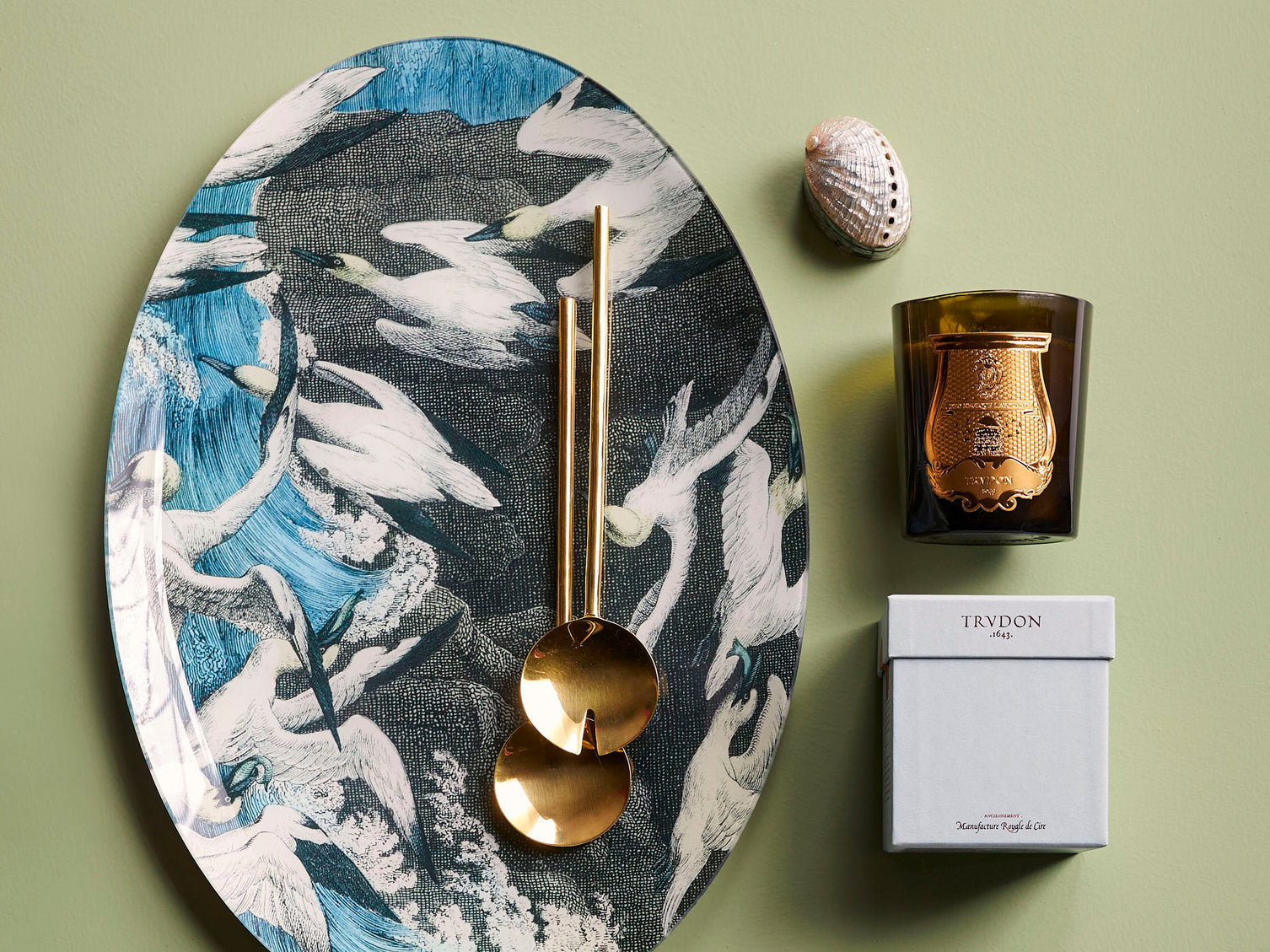 Brass Salad Servers