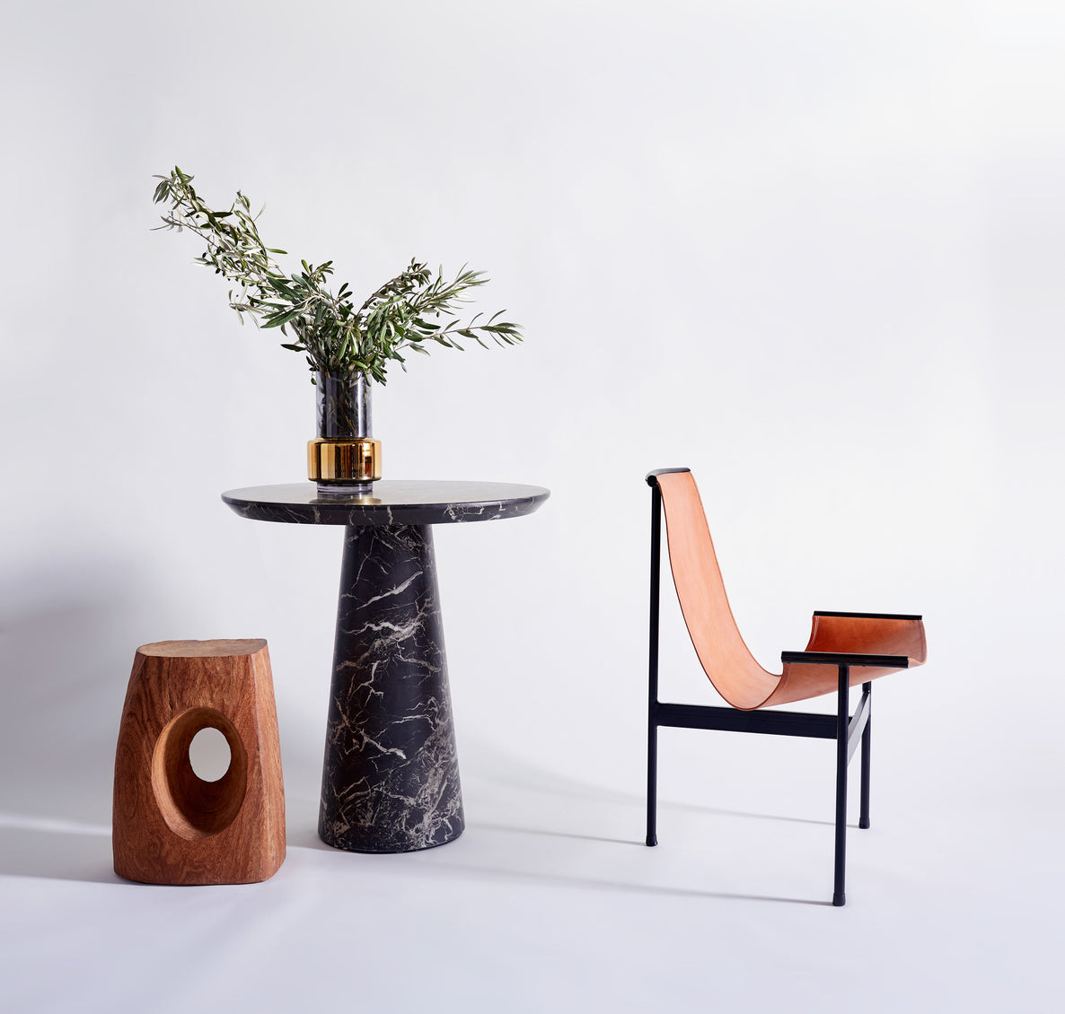 Carved Eye Stool