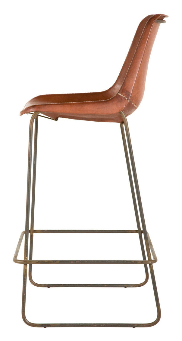 Fernando Brown Bar Stool