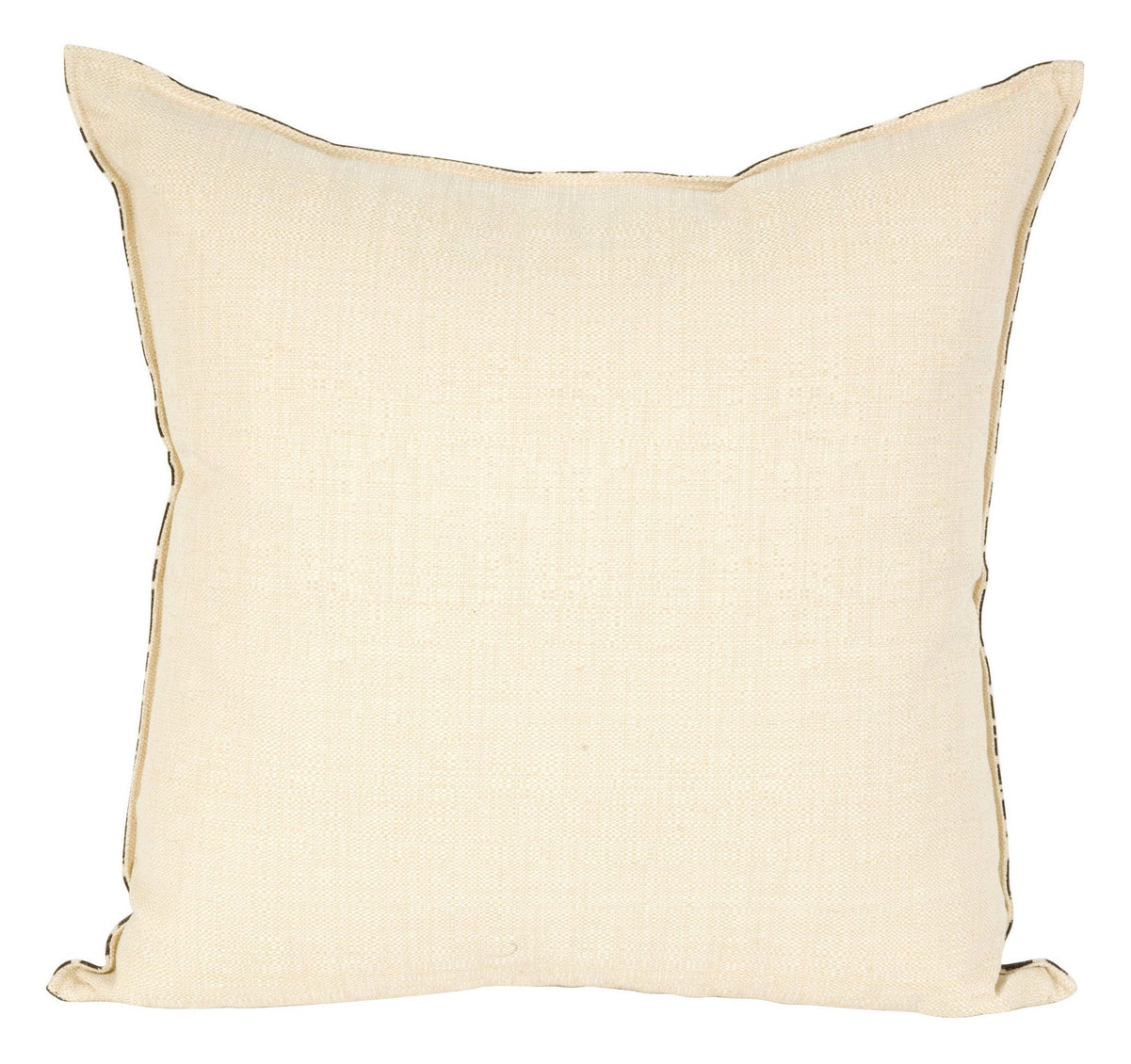 Zebra Linen Pillows - Chocolate