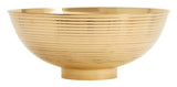 Brass Ridged Bowls