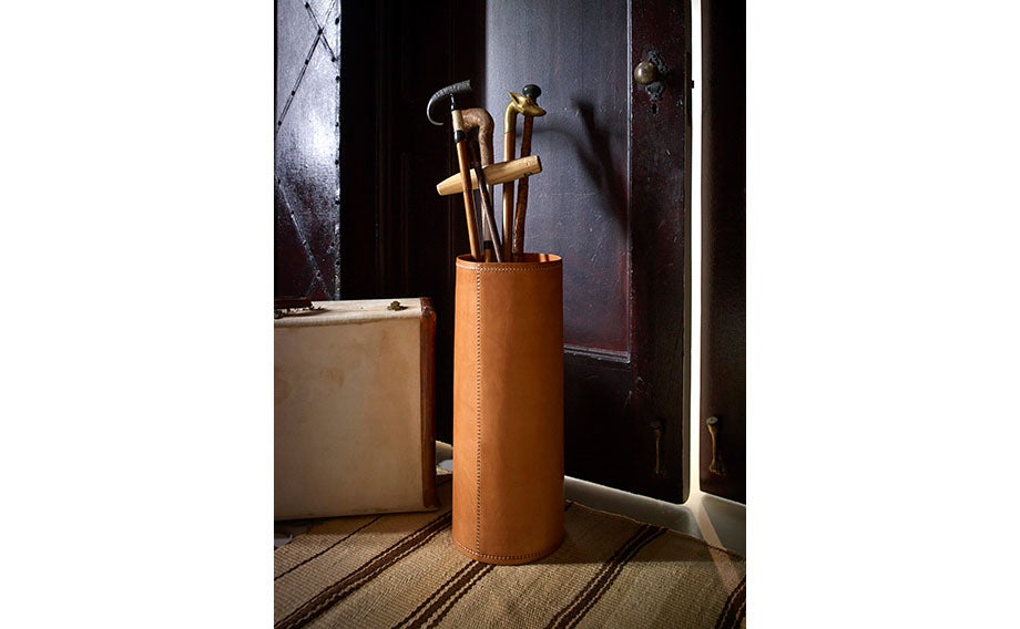 Leather Umbrella Stand