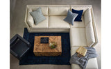 Navy Mohair Pillows