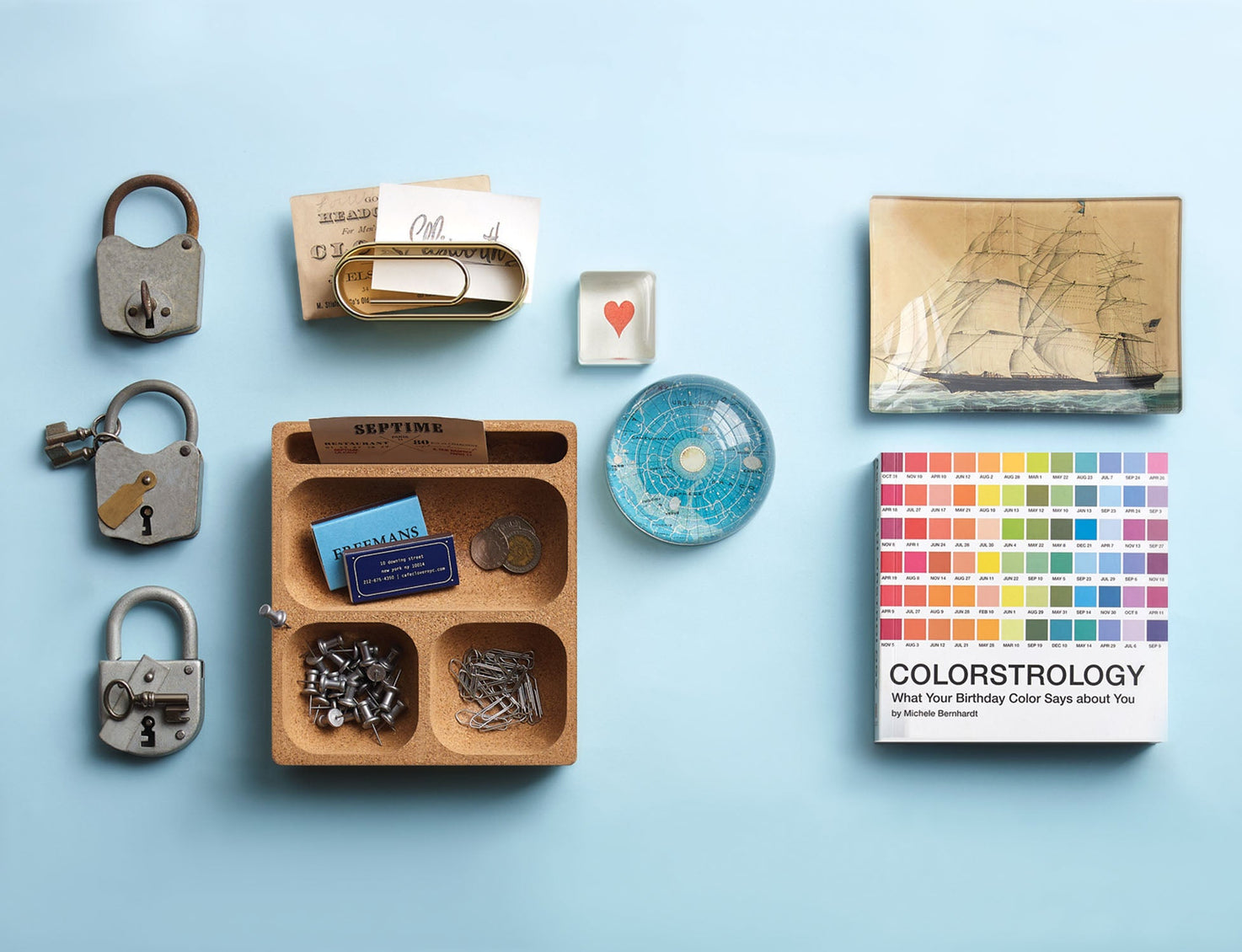 Painted Heart Paperweight