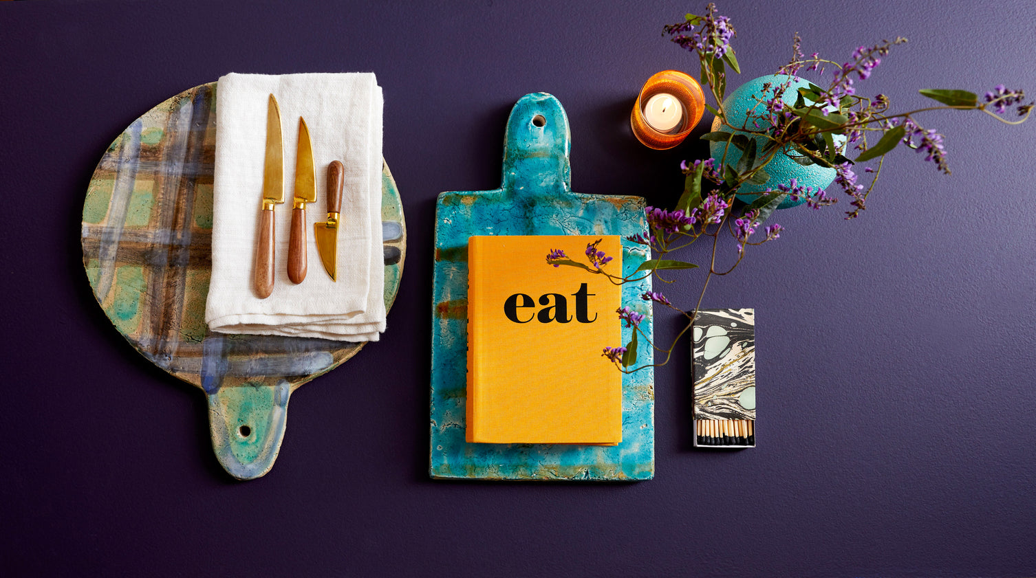 Rosewood & Brass Knives