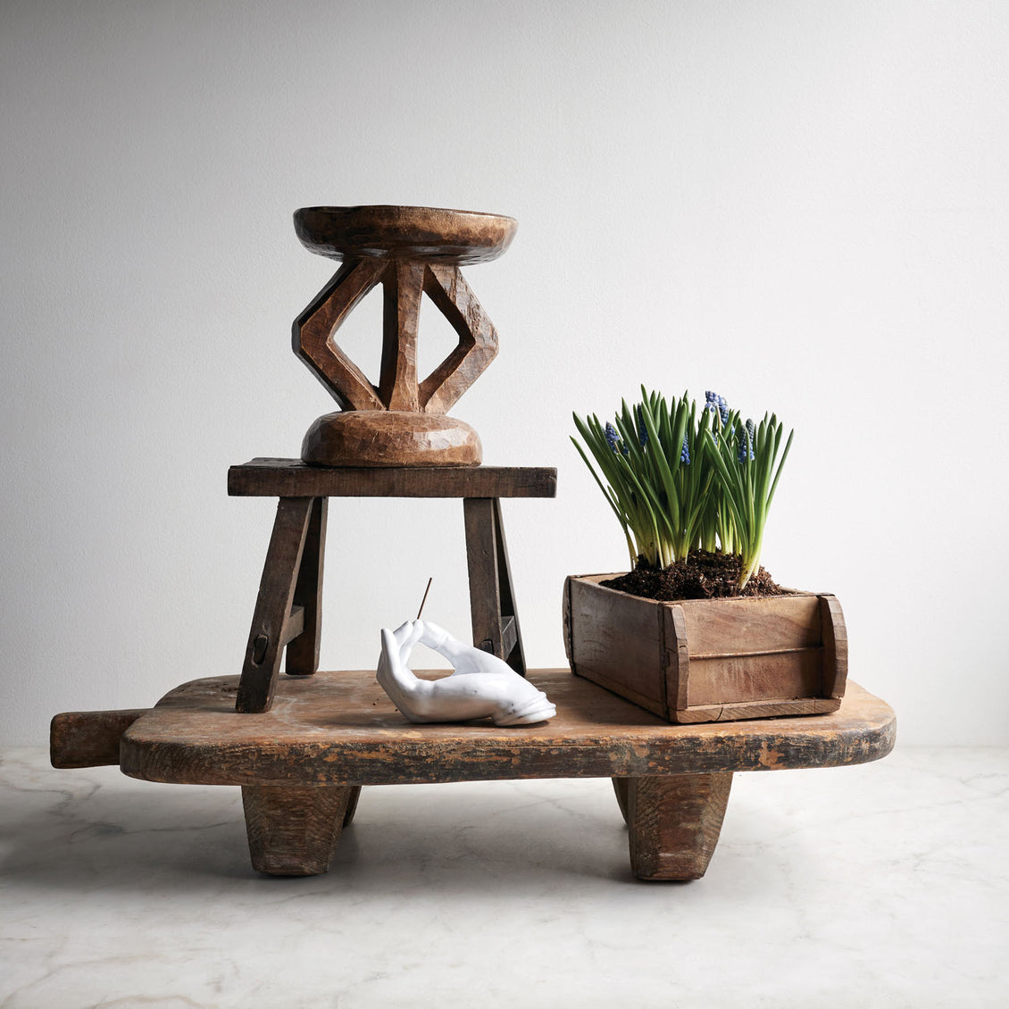Astier de Villatte Serena Hand Incense Holder